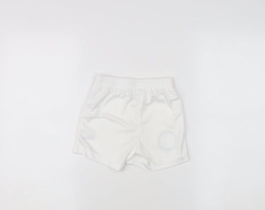 Puma Boys White Athletic Shorts 3-4Y Football
