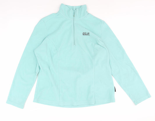 Jack Wolfskin Women's Blue Pullover Sweatshirt UK 16