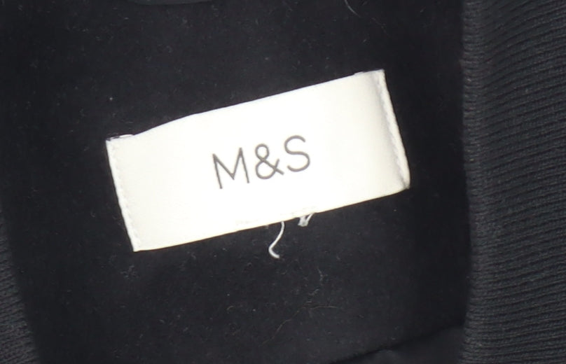 Marks and Spencer Men's Black Wool Blend Jacket S
