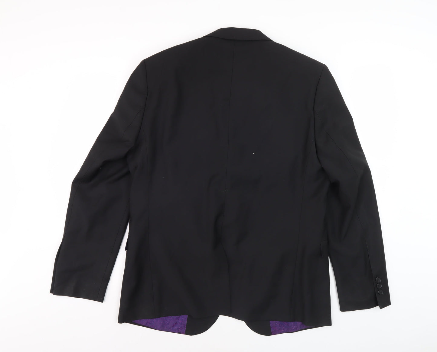 Jimmy Bee Men's Black Slim Fit Blazer Jacket 42S