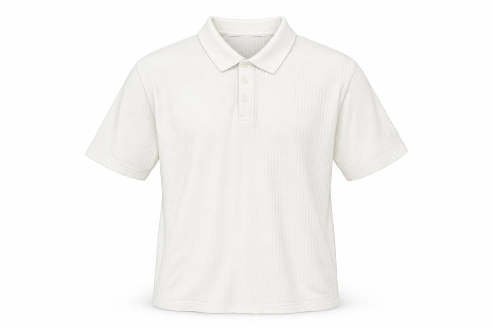 Cotton Traders Men's White Polo, Size M, Short Sleeve