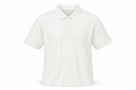 Cotton Traders Men's White Polo, Size M, Short Sleeve