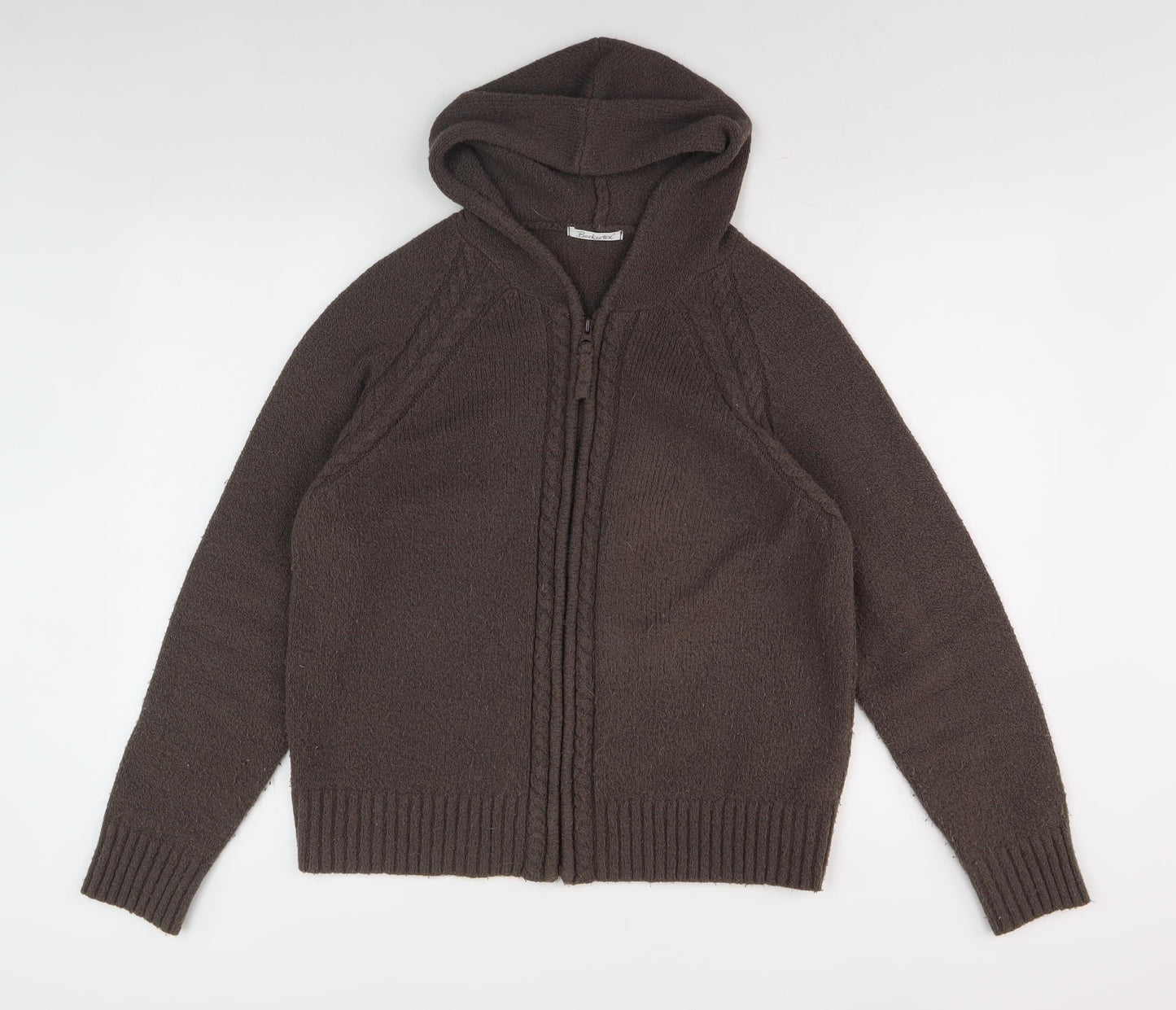Berketex Women's Brown Hooded Jacket Size 14