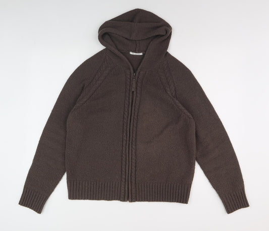 Berketex Women's Brown Hooded Jacket Size 14