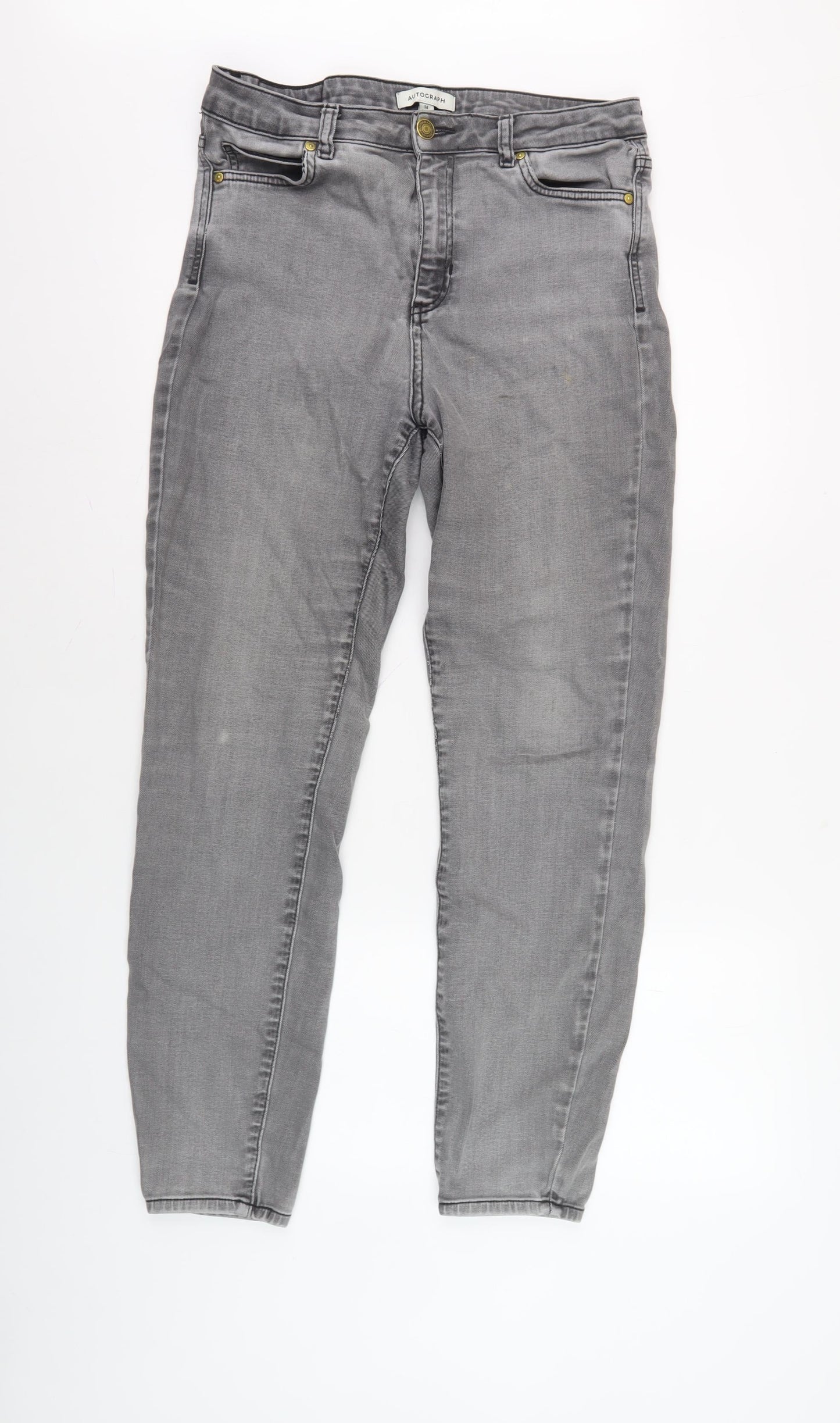 Marks and Spencer Grey Skinny Jeans Size 14