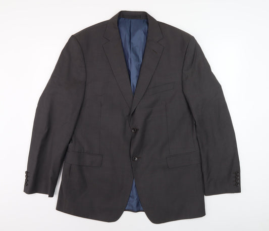 Marks and Spencer Grey Men's Blazer, 42 Chest, Regular Fit