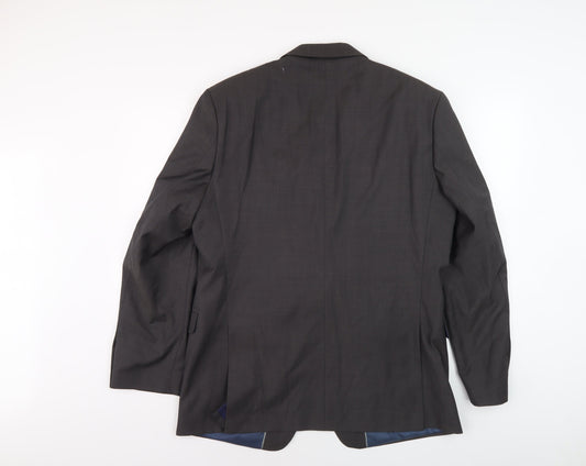 Marks and Spencer Grey Men's Blazer, 42 Chest, Regular Fit