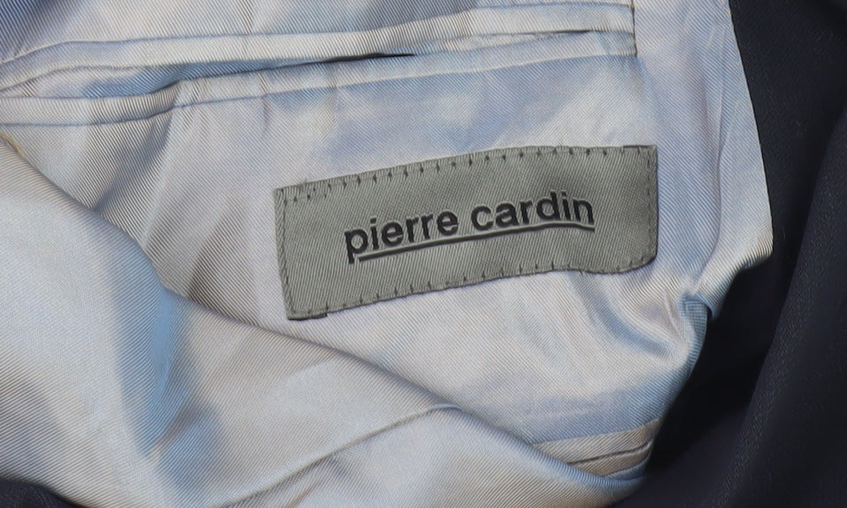 Pierre Cardin Men's Blue Blazer Jacket, Single-Breasted 40L