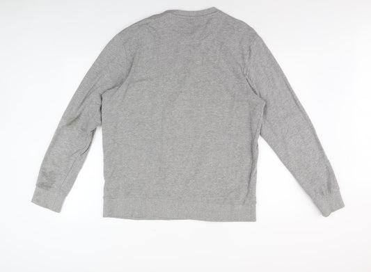 Jack & Jones Men's Grey Christmas Pullover Sweatshirt XL