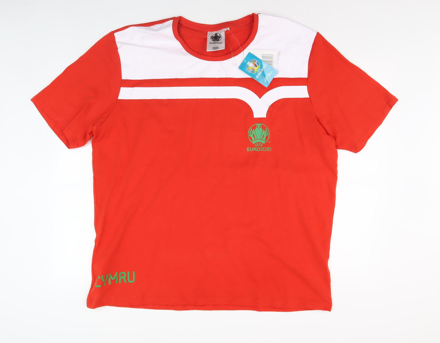 UEFA Euro 2020 Men's Red XL Sports T-Shirt