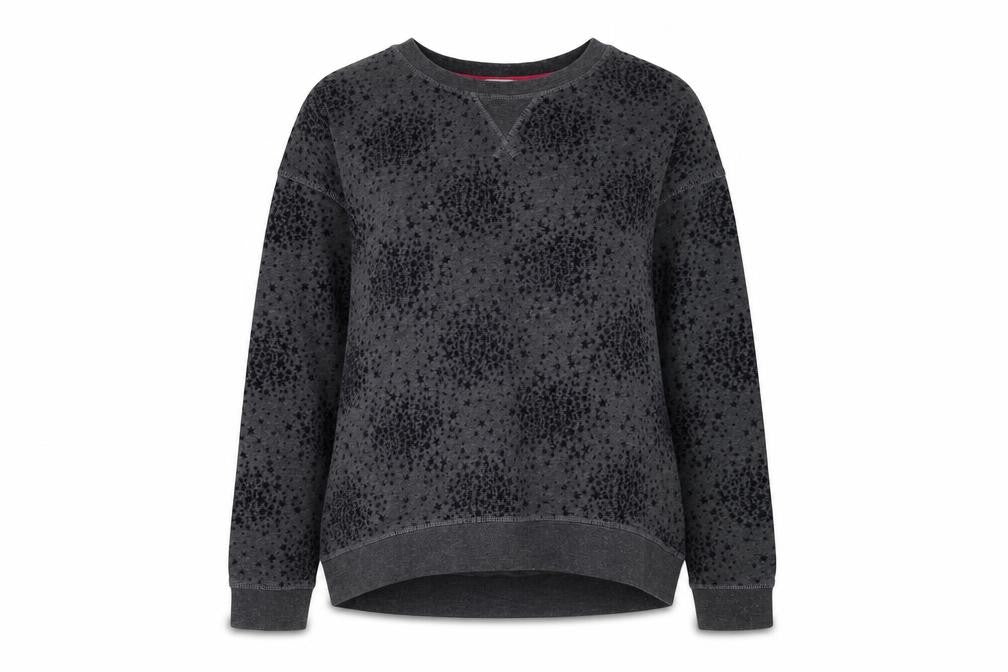 Womens UK XS Relaxed Boden Grey Pullover Sweatshirt