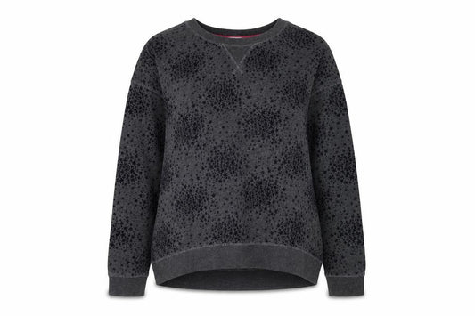 Womens UK XS Relaxed Boden Grey Pullover Sweatshirt