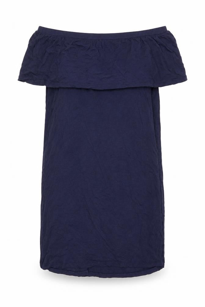 Ripe Women's Blue Off Shoulder Dress - L
