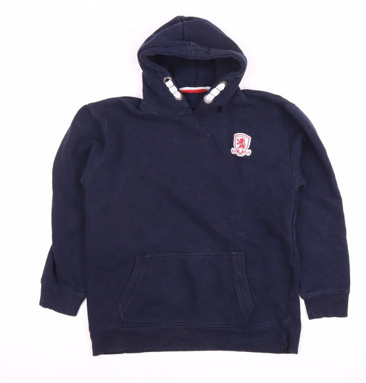 MFC Official Boys Blue Hoodie 13-14 Years Pullover