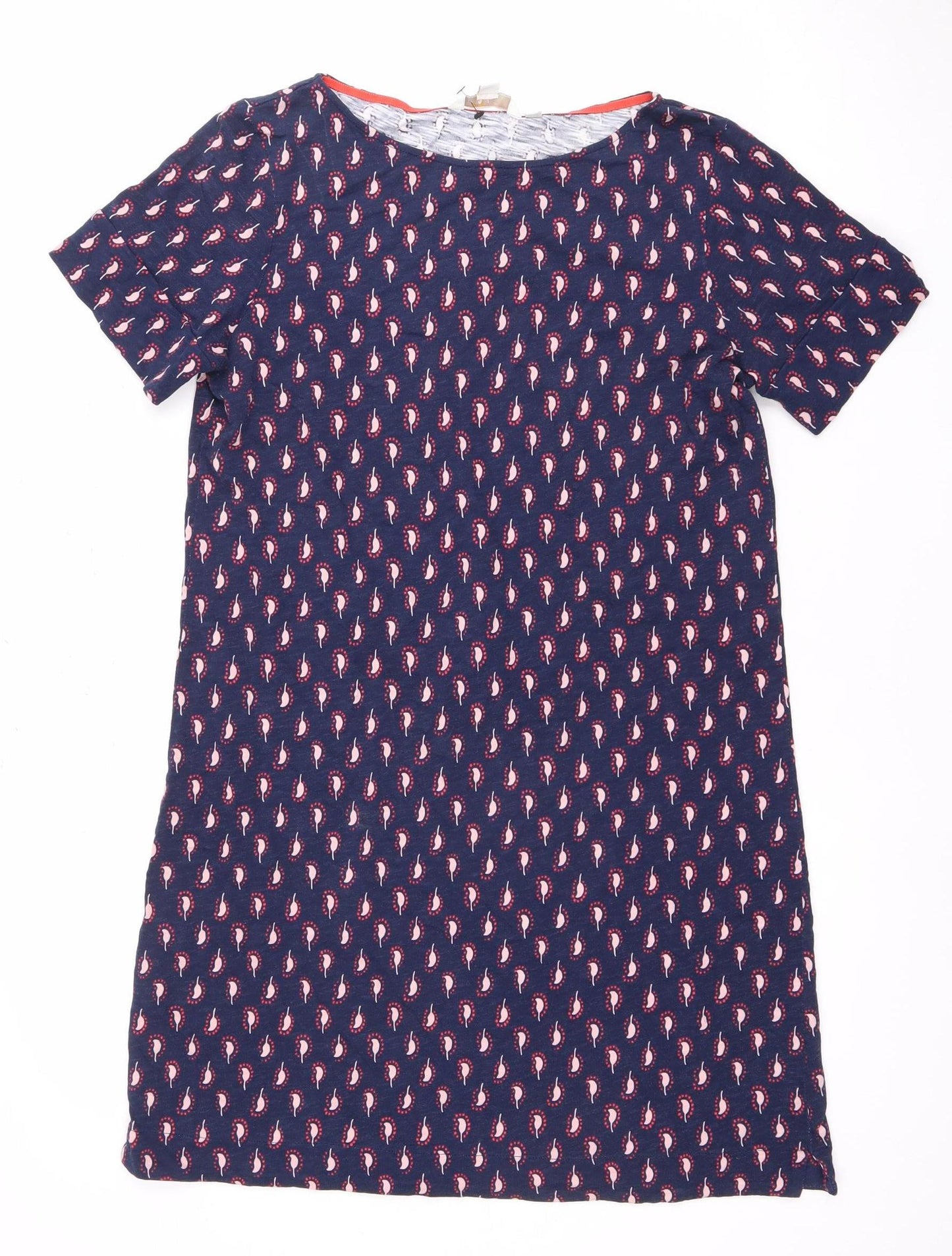 Boden Women's Blue Paisley Knee Dress Size 12