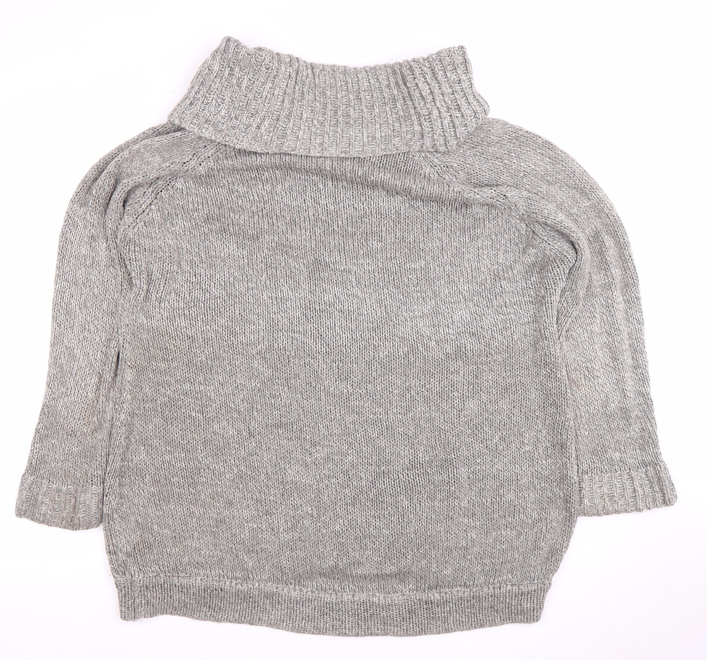 Dorothy Perkins Women's Grey Roll Neck Jumper Size 20
