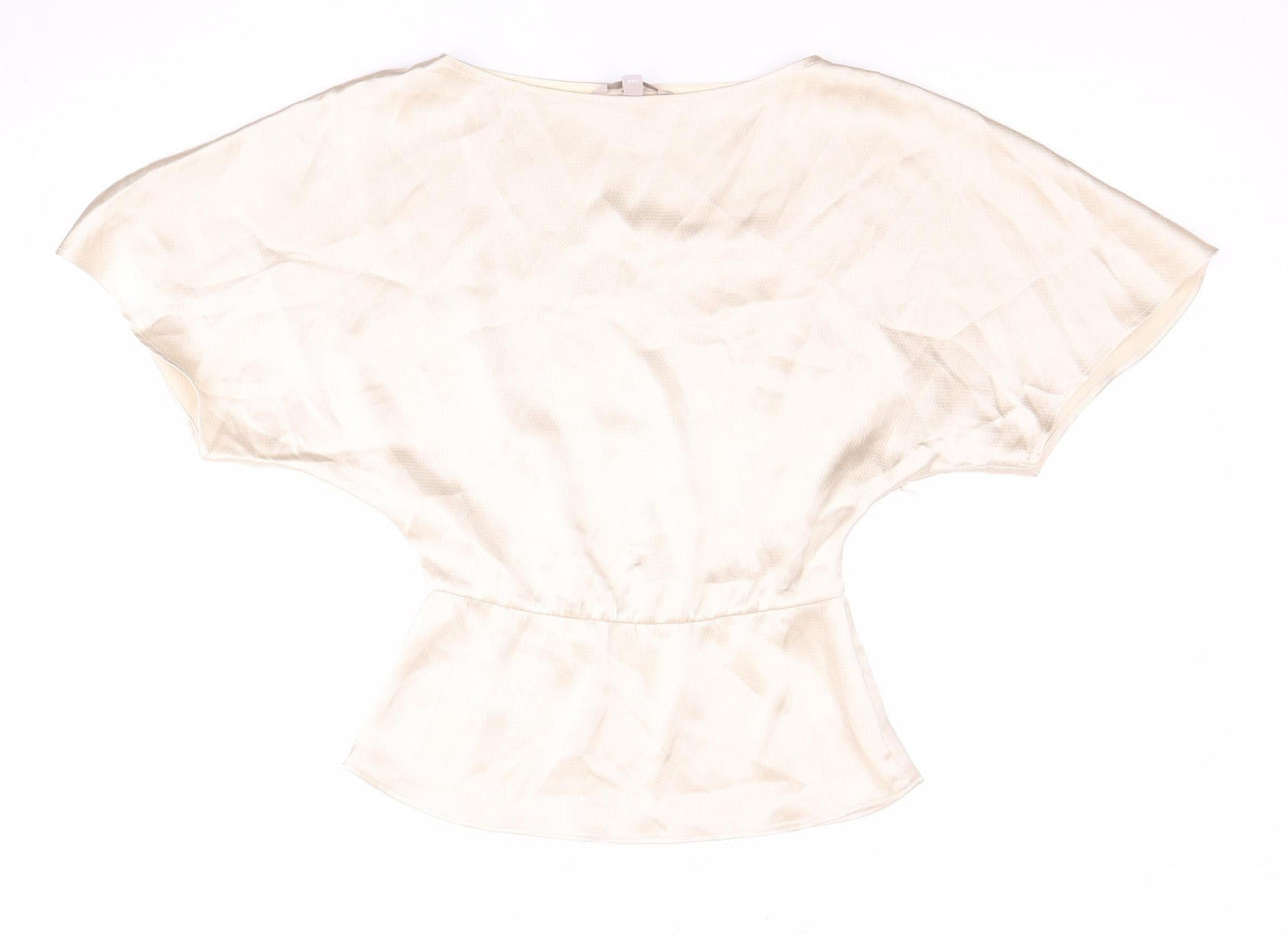 H&M Women's Beige 2XS Tunic Blouse