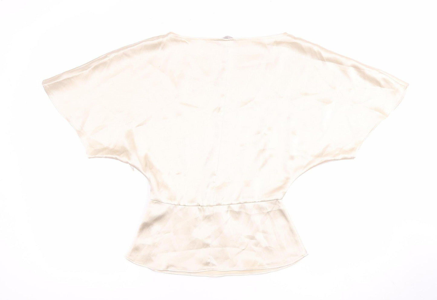 H&M Women's Beige 2XS Tunic Blouse