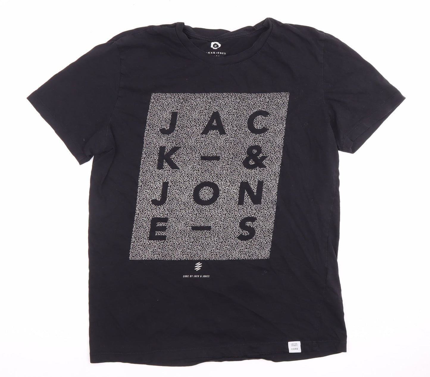 Jack & Jones Black Men's Graphic Print T-Shirt S