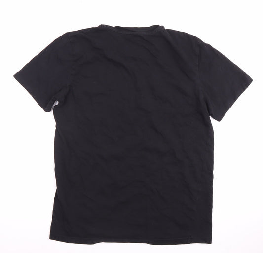 Jack & Jones Black Men's Graphic Print T-Shirt S