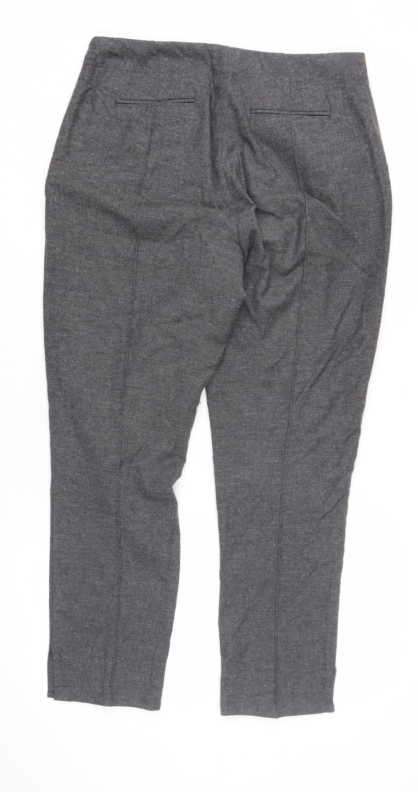 Marks and Spencer Grey Women's Trousers Size 12