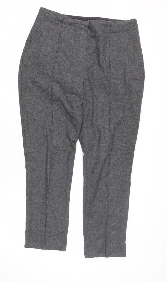 Marks and Spencer Grey Women's Trousers Size 12