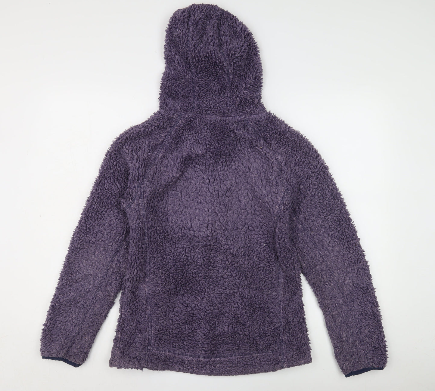 Weird Fish Women's Purple Full Zip Hoodie Size 10