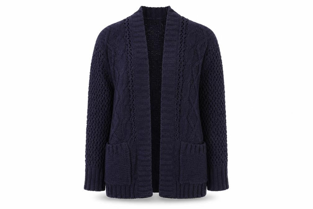 Marks and Spencer Women's Blue Open Front Cardigan S