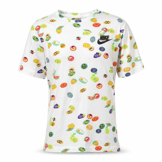 Womens UK Size XS Nike Multicoloured 100% Cotton T-Shirt