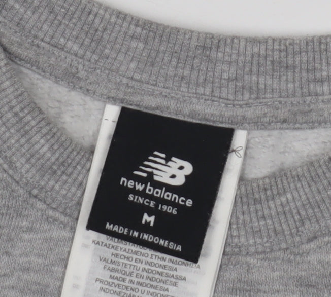 New Balance Men's Grey M Pullover Sweatshirt