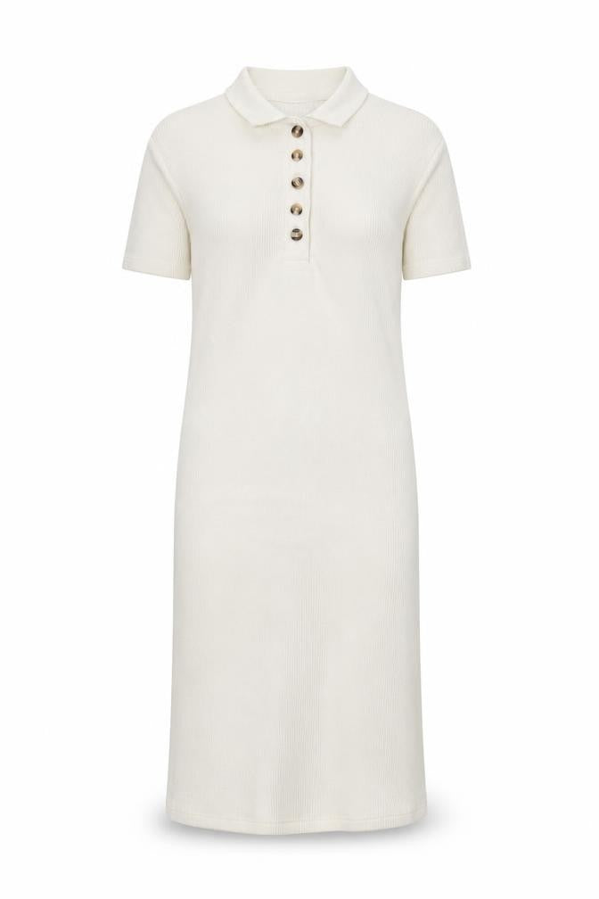 Topshop Women's White Shirt Dress, Size 8, Casual