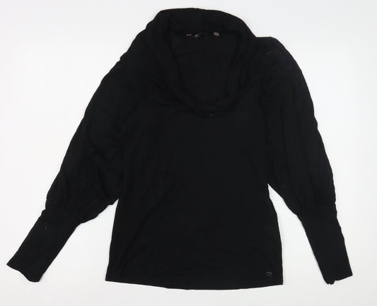 Ted Baker Women's Black Cowl Neck Top Size 6
