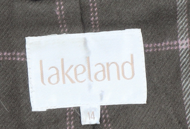 Lakeland Women's Brown Hooded Coat Size 14