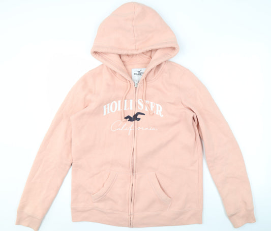 Hollister Pink Women's Hoodie M - Casual Comfort