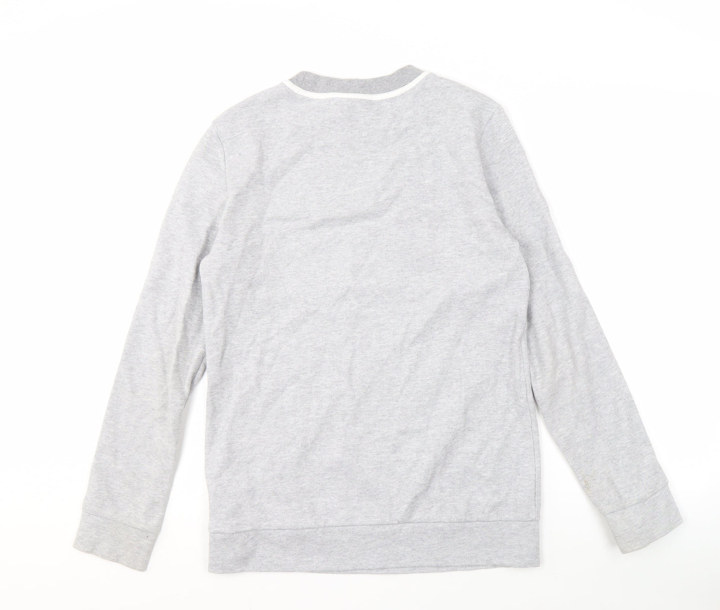 Reebok Men's Grey Pullover Sweatshirt, Size S