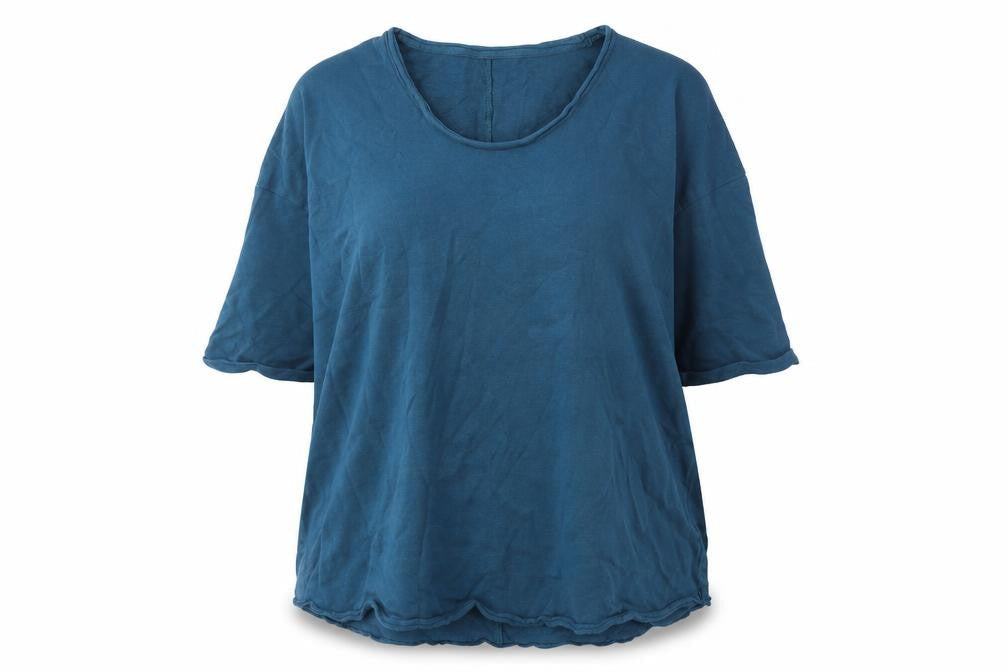 Beloved Women's Blue XL Round Neck Top