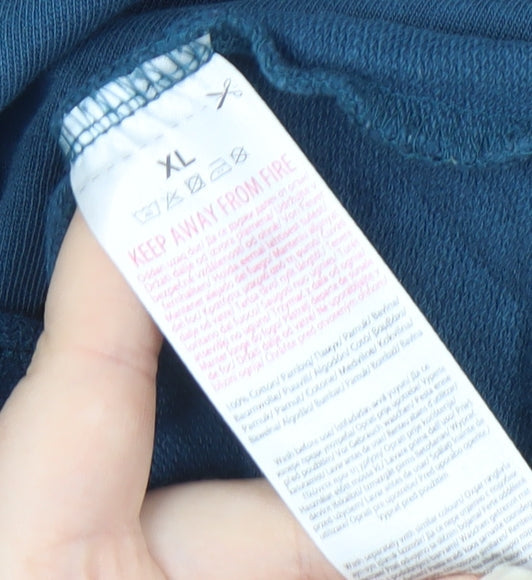 Beloved Women's Blue XL Round Neck Top