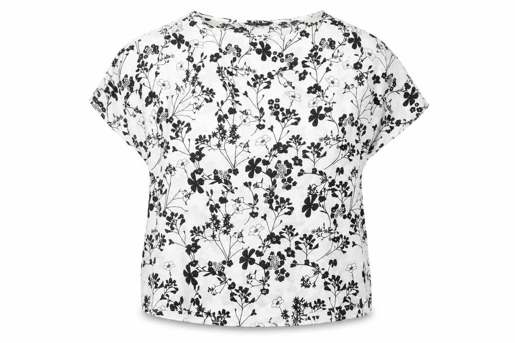 Marks and Spencer Women's Black Floral Blouse Size 14