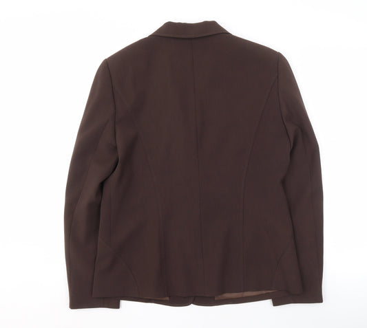 Gerry Weber Women's Brown Blazer, Size 10, Business Style