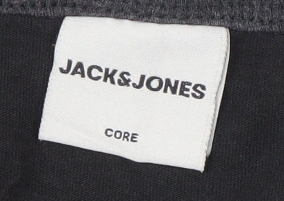 Jack & Jones Men's Black XL Long Sleeve T-Shirt