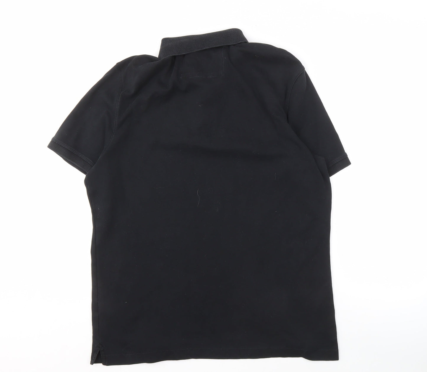 Banana Republic Men's Black Polo Shirt, Size L