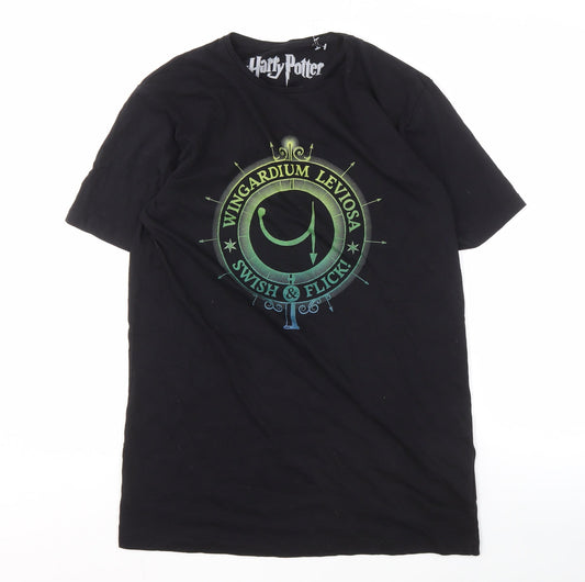 Harry Potter Black Graphic Men's T-Shirt - Excellent Condition