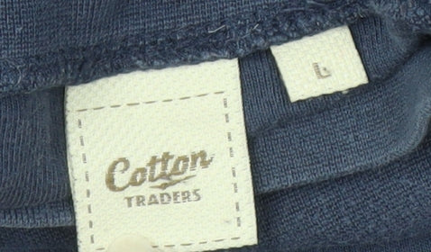 Cotton Traders Men’s Blue Long Sleeve Top L