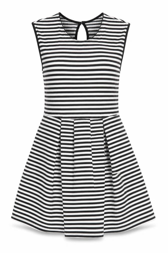 By Henry Holland Women's Striped A-Line Dress 14