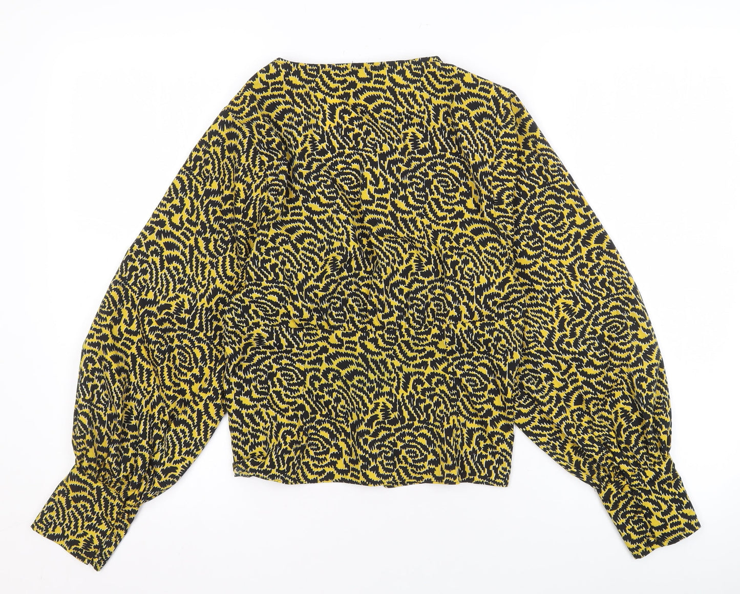 Topshop Women's Multicoloured Animal Print Blouse