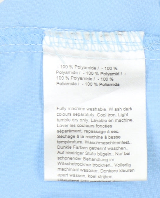 Regatta Women's Blue Button-Up Shirt Size 12