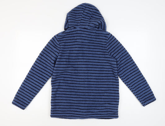 Peter Storm Boys Blue Striped Hooded Jacket, 13 Years