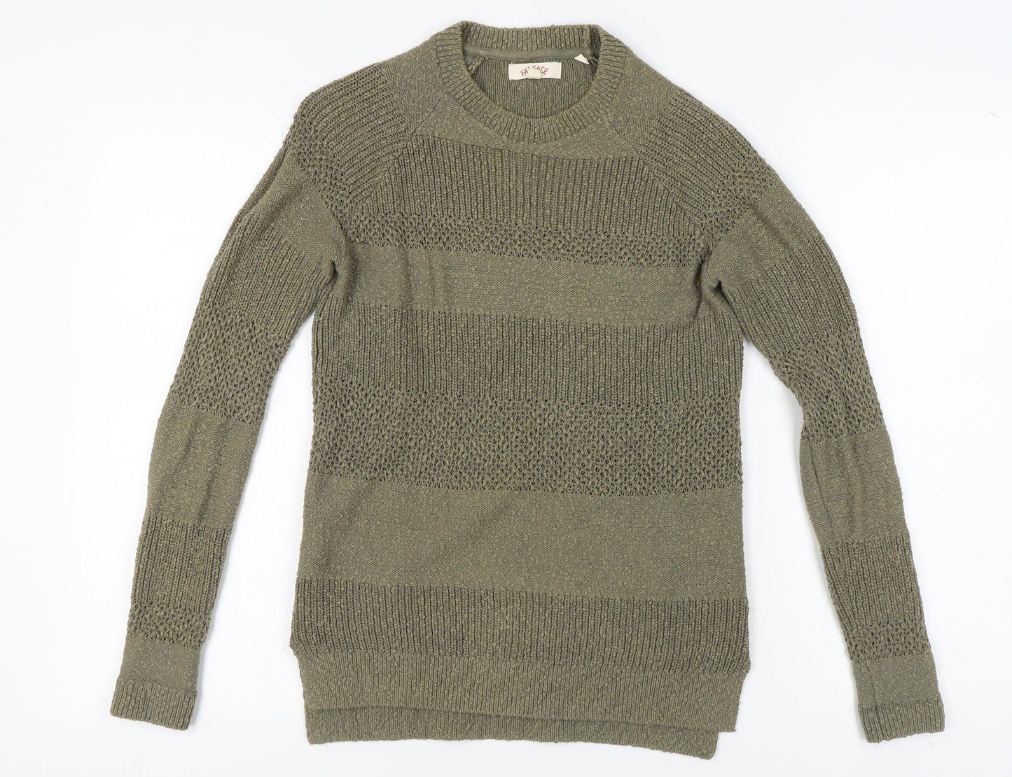 Fat Face Women’s Green Knit Pullover Jumper Size 6