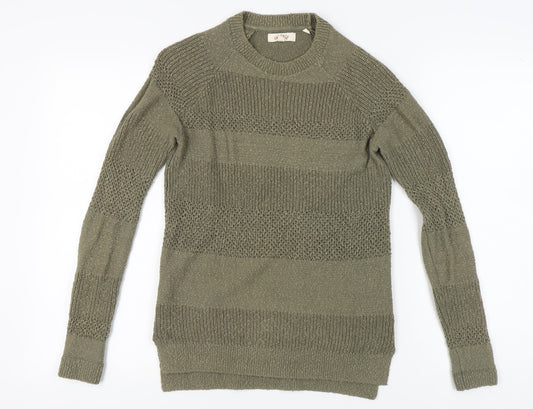 Fat Face Women’s Green Knit Pullover Jumper Size 6