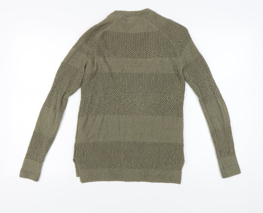 Fat Face Women’s Green Knit Pullover Jumper Size 6